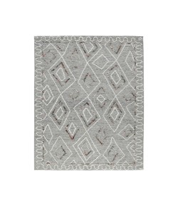 Amer Berlin Tania Light Gray Hand-Hooked Wool Rug 2' x 3'