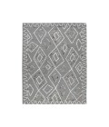 Berlin Tania Dark Gray Hand-Hooked Wool Area Rug