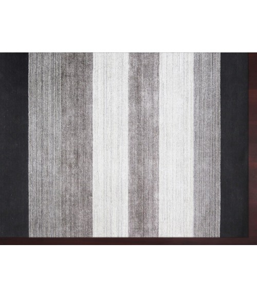 Blend Area Rug Amer Blend Whitby Charcoal Hand-Woven Wool Blend Area Rug 9'x12'