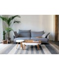 Blend Area Rug Amer Blend Warwick Gray Hand-Woven Wool Blend Area Rug 9'x12'