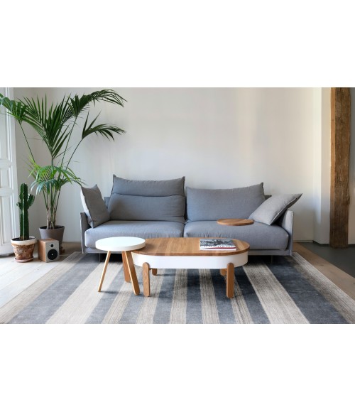 Blend Area Rug Amer Blend Warwick Gray Hand-Woven Wool Blend Area Rug 9'x12'