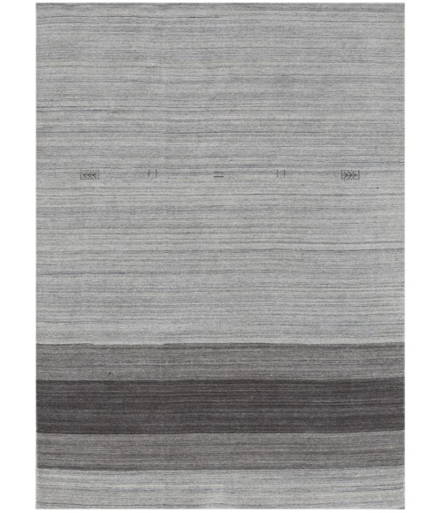 Blend Area Rug Amer Blend Verwood Light Gray Hand-Woven Wool Blend Area Rug 9'x12'