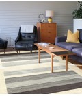 Amer Blend Rutland Cream Hand-Woven Wool Blend Area Rug 5'x8'