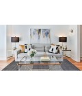 Blend Area Rug Amer Blend Yorkshire Charcoal Hand-Woven Wool Blend Area Rug 9'x12'