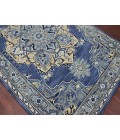 Amer Boho Roanne Blue Hand-Tufted Wool Area Rug 2'x3'