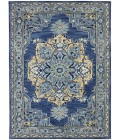 Amer Boho Roanne Blue Hand-Tufted Wool Area Rug 2'x3'