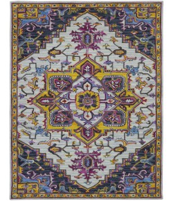 Amer Boho BOH-3 Evreux Yellow/Pink Area Rug 2 ft. X 3 ft. Rectangle