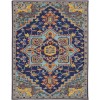 Amer Boho BOH-5 Evreux Blue/Orange Rug 8 ft. X 11 ft. Rectangle
