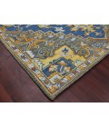 Amer Boho Evreux Blue/Yellow Hand-Tufted Wool Area Rug 2'x3'
