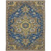 Amer Boho BOH-6 Evreux Blue/Yellow Area Rug 8 ft. X 11 ft. Rectangle