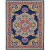 Amer Boho BOH-8 Roanne Navy/Pink Rug 8 ft. X 11 ft. Rectangle