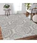 Amer Boston Rothwell Ivory Hand-Tufted Wool Area Rug 5'x7'6"