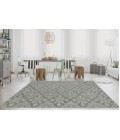 Amer Boston Penswick Light Gray Hand-Tufted Wool Area Rug 7'6"x9'6"