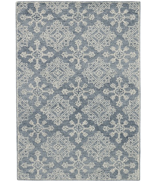 Amer Boston Penswick Dark Gray Hand-Tufted Wool Area Rug 2'x3'