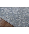 Amer Boston Penswick Blue Hand-Tufted Wool Area Rug 2'x3'