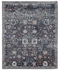 Amer Bristol BRS-31 Fareford Charcoal Gray/Rust Area Rug 9 ft. X 12 ft. Rectangle