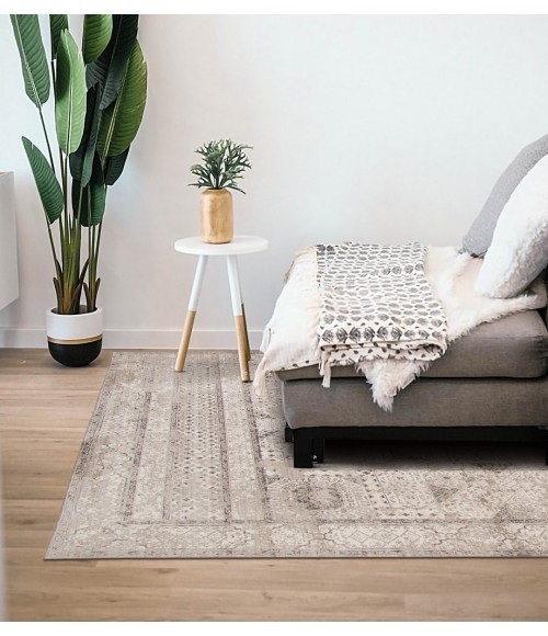 Amer Cambridge Leyland Gray Polyester Area Rug 9'6"x13'9"