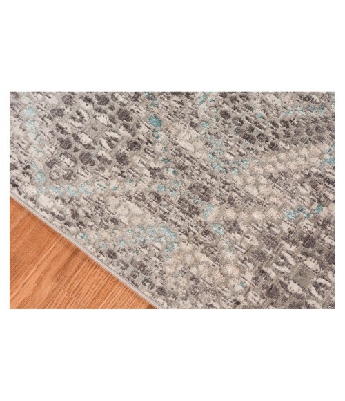 Amer Cambridge Repton Aqua Polyester Area Rug 9'6"x13'9"