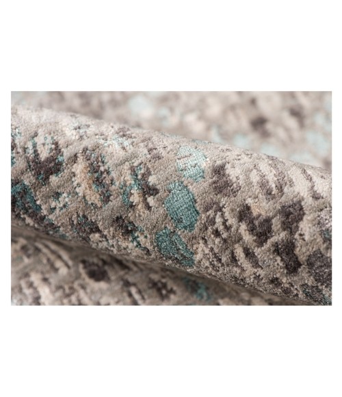Amer Cambridge Repton Aqua Polyester Area Rug 9'6"x13'9"
