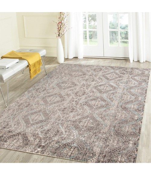 Amer Cambridge Repton Aqua Polyester Area Rug 9'6"x13'9"