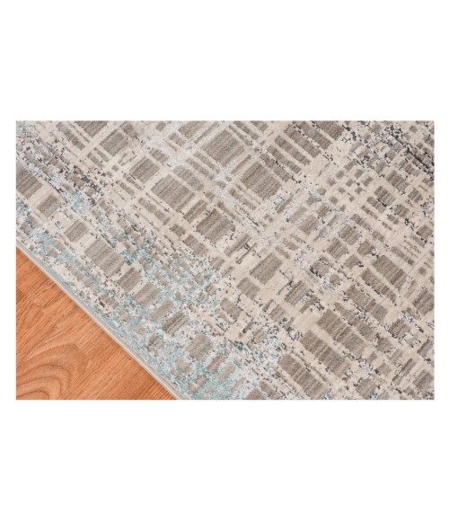 Amer Cambridge Maltby Blue Polyester Area Rug 3'11"x5'7"