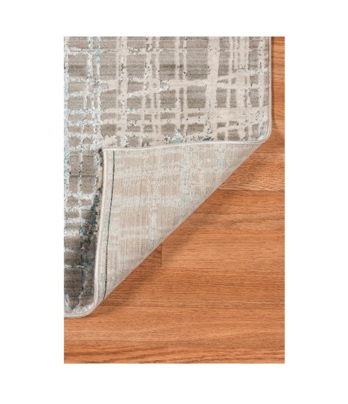 Amer Cambridge Maltby Blue Polyester Area Rug 3'11"x5'7"