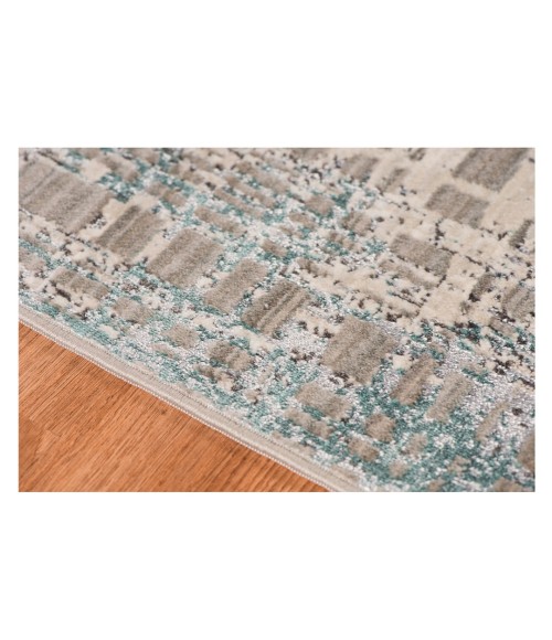 Amer Cambridge Maltby Blue Polyester Area Rug 3'11"x5'7"