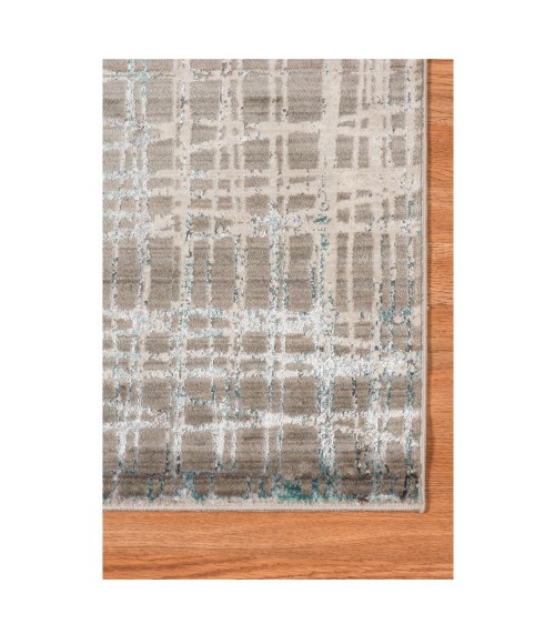 Amer Cambridge Maltby Blue Polyester Area Rug 3'11"x5'7"