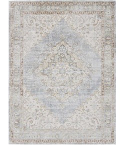 Amer Century CEN-11 Leeds Gray/Blue Rug 2 ft. 6 in. X 8 ft. Runner