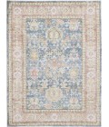 Amer Century Reuda Vintage Blue Polyester Area Rug 3'11"x5'11"