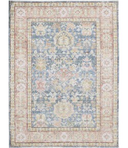 Amer Century CEN-15 Reuda Blue Area Rug 5 ft. 3 in. X 7 ft. 3 in. Rectangle