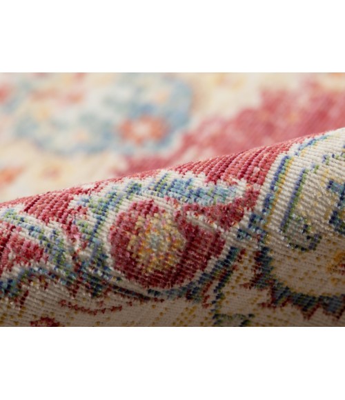 Amer Century Haven Vintage Red Polyester Area Rug 7'10"x10'6"