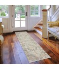 Amer Century Haven Vintage Green Polyester Runner Rug 2'6"x8'
