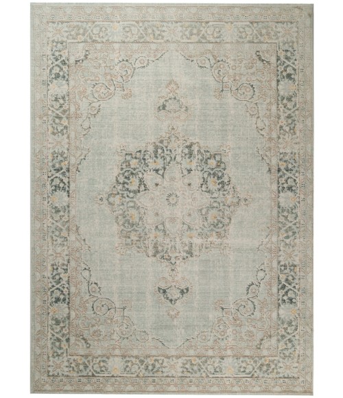 Amer Century Haven Vintage Green Polyester Area Rug 7'10"x10'6"