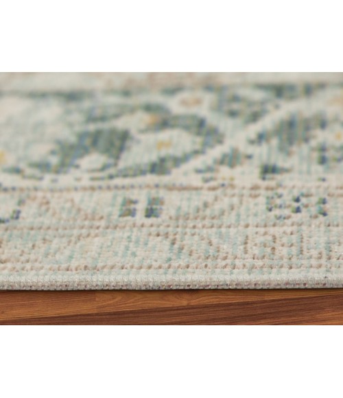 Amer Century Haven Vintage Green Polyester Area Rug 7'10"x10'6"
