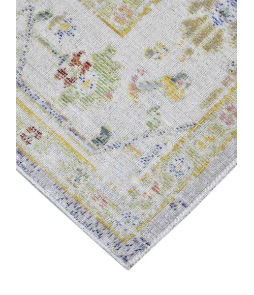 Amer Century Bay Vintage Gray Polyester Area Rug 7'10"x10'6"