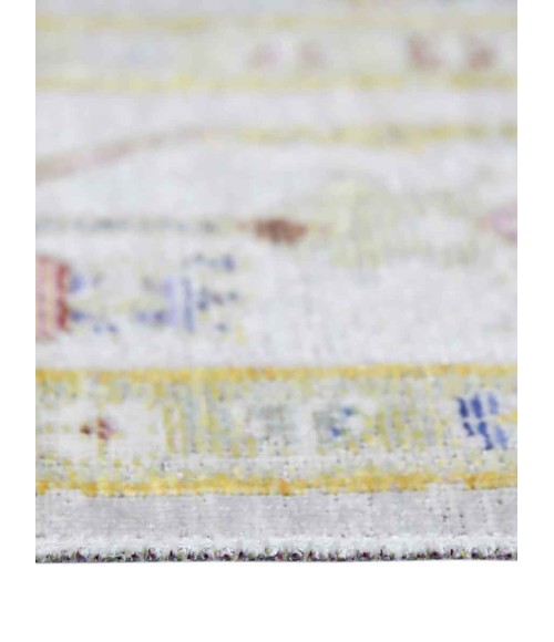 Amer Century Bay Vintage Gray Polyester Area Rug 7'10"x10'6"