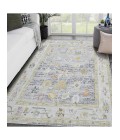 Amer Century Bay Vintage Gray Polyester Area Rug 7'10"x10'6"