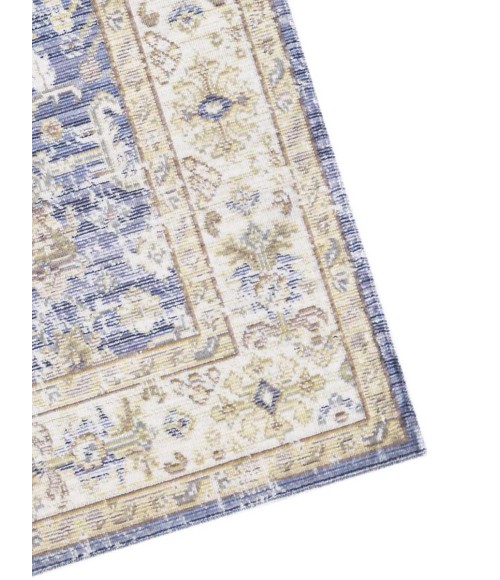 Amer Century Tatum Vintage Lavender Polyester Runner Rug 2'6"x8'