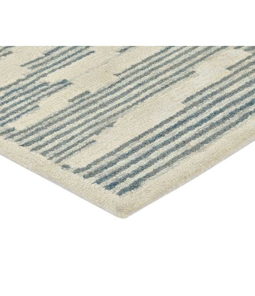 Chicago Turlen Gray Geometric New Zealand Area Rug