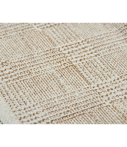 Dune Briel Brown Flatweave Cotton Rug Dune Briel Brown Flatweave Cotton Area Rug