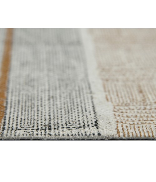 Dune Briel Brown Flatweave Cotton Rug Dune Briel Brown Flatweave Cotton Area Rug