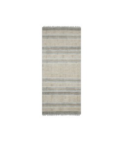 Amer Dune Briel Brown Flatweave Cotton Runner Rug 2'6" x 8'