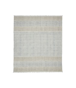 Amer Dune Cresa Stone Blue Flatweave Cotton Rug 7'6" x 10'