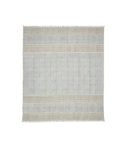 Amer Dune Cresa Stone Blue Flatweave Cotton Area Rug 2' x 3'