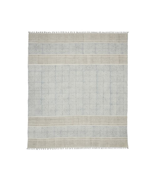 Dune Cresa Stone Blue Flatweave Cotton Rug Dune Cresa Stone Blue Flatweave Cotton Area Rug