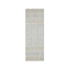 Amer Dune Cresa Stone Blue Flatweave Cotton Runner Rug 2'6" x 8'