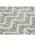 Dune Denevie Gray Flatweave Cotton Area Rug
