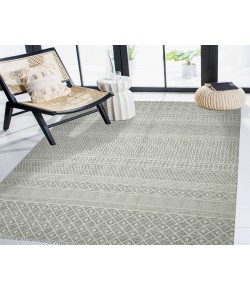 Amer Dune Denevie Gray Flatweave Cotton Area Rug 2' x 3'