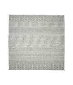 Amer Dune Denevie Gray Flatweave Cotton Rug 7'6" x 10'